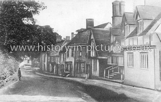 Alms Houses, Swan Street, Sible Hedingham, Essex. c.1910